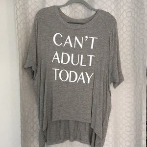 Gray graphic tee!